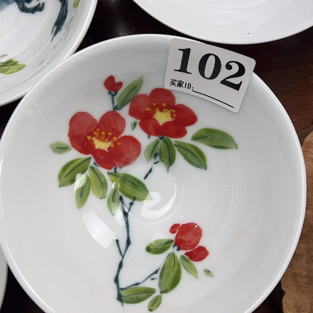 瓷片景德镇陶瓷手工手绘制作