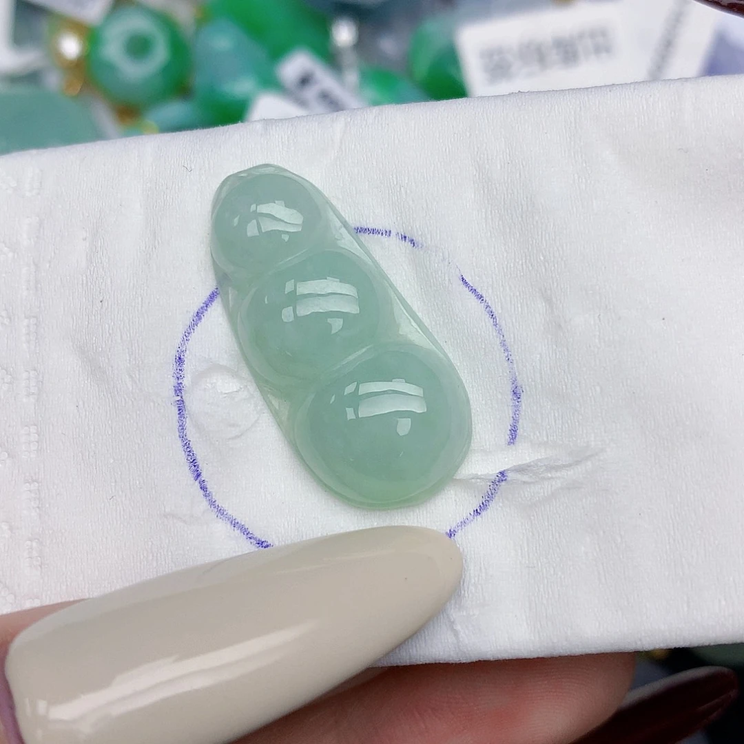 翡翠未镶嵌颈饰天然缅甸翡翠a货百元以上9元证书费自理