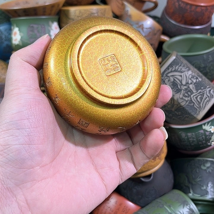 茶杯紫砂全手工紫砂主人杯