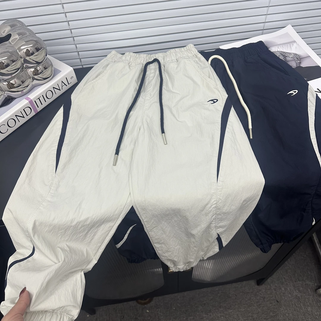 儿童拼色工装裤男女童长裤2025春装新款韩版时尚百搭中大童裤子潮