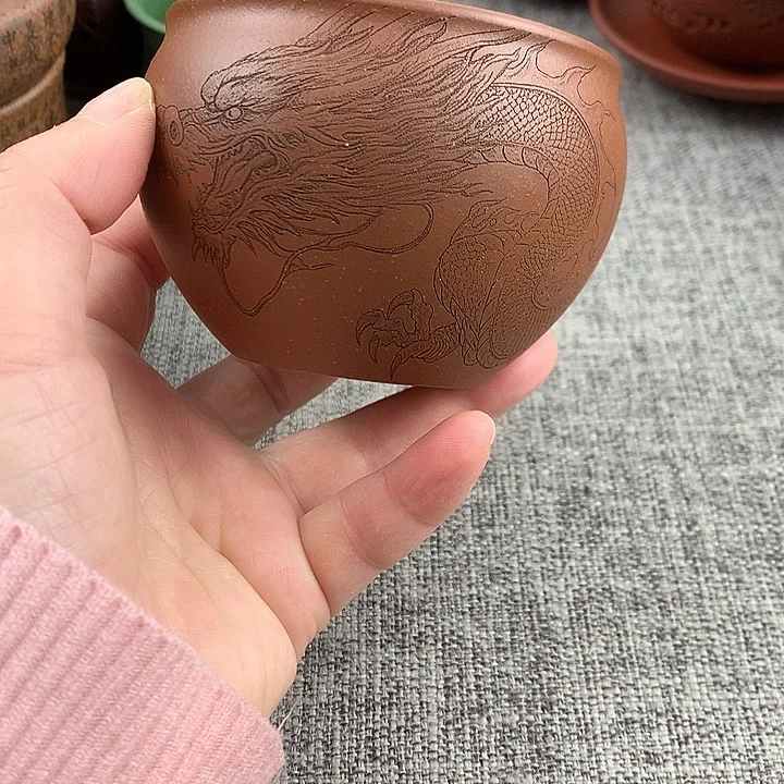 紫砂茶杯高端主人杯