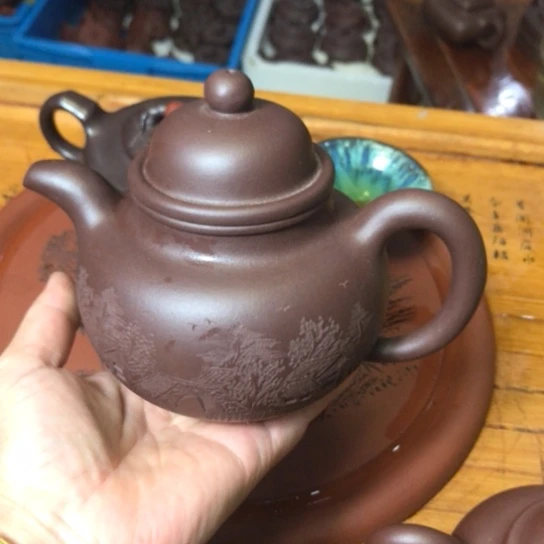 丹***龙茶壶紫砂掇球紫砂壶