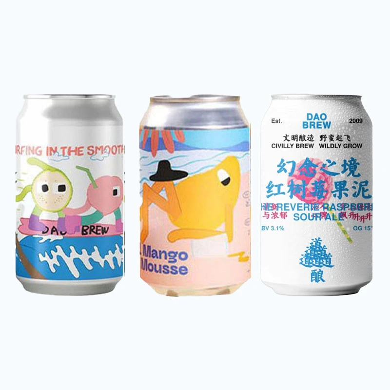 道酿 听装 番石榴桃子/懒得芒/红树莓 330ml 顺丰包邮 精酿啤酒