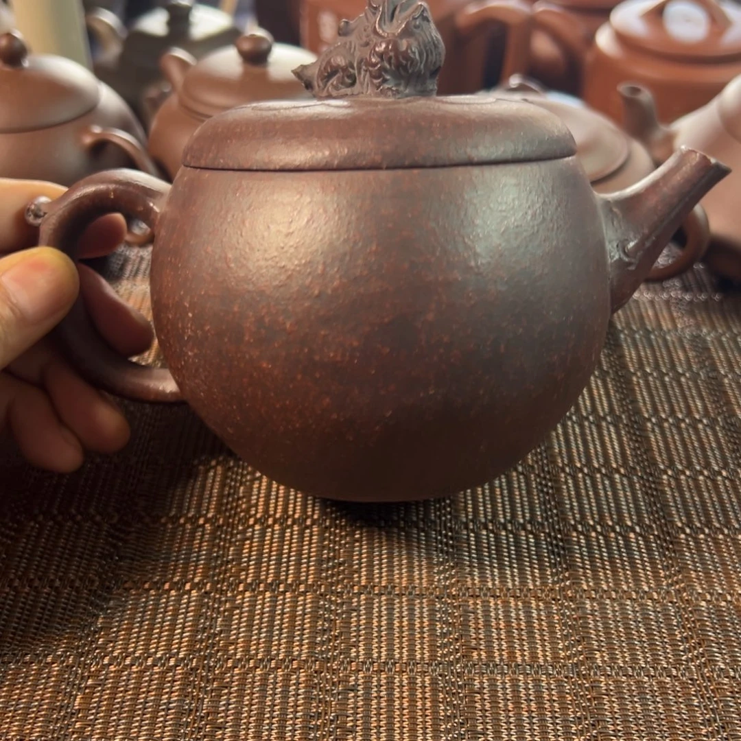 茶壶紫砂宜兴原矿紫砂壶400毫升容量