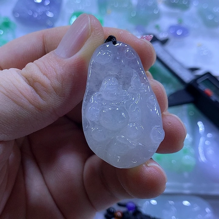翡翠未镶嵌颈饰天然翡翠A货吊坠