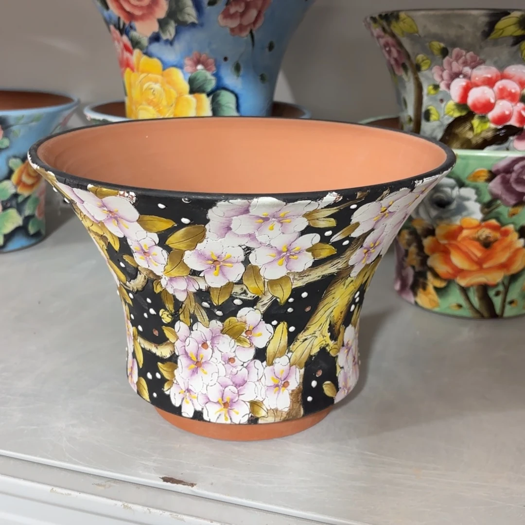 景德镇手绘花盆陶瓷23/16