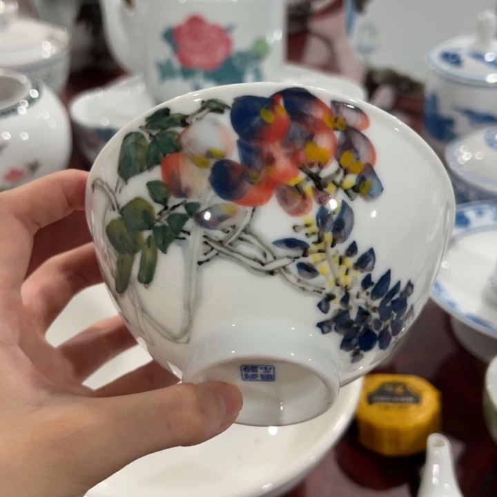 醴陵高温瓷老厂瓷釉下12.8厘米