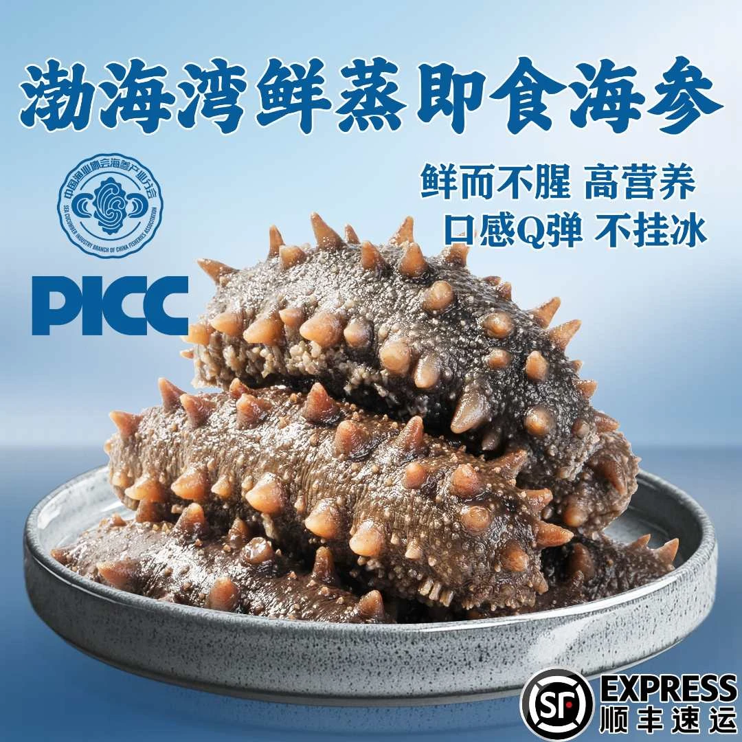 渤海湾即食海参辽刺参12-14头顺丰包邮送货上门