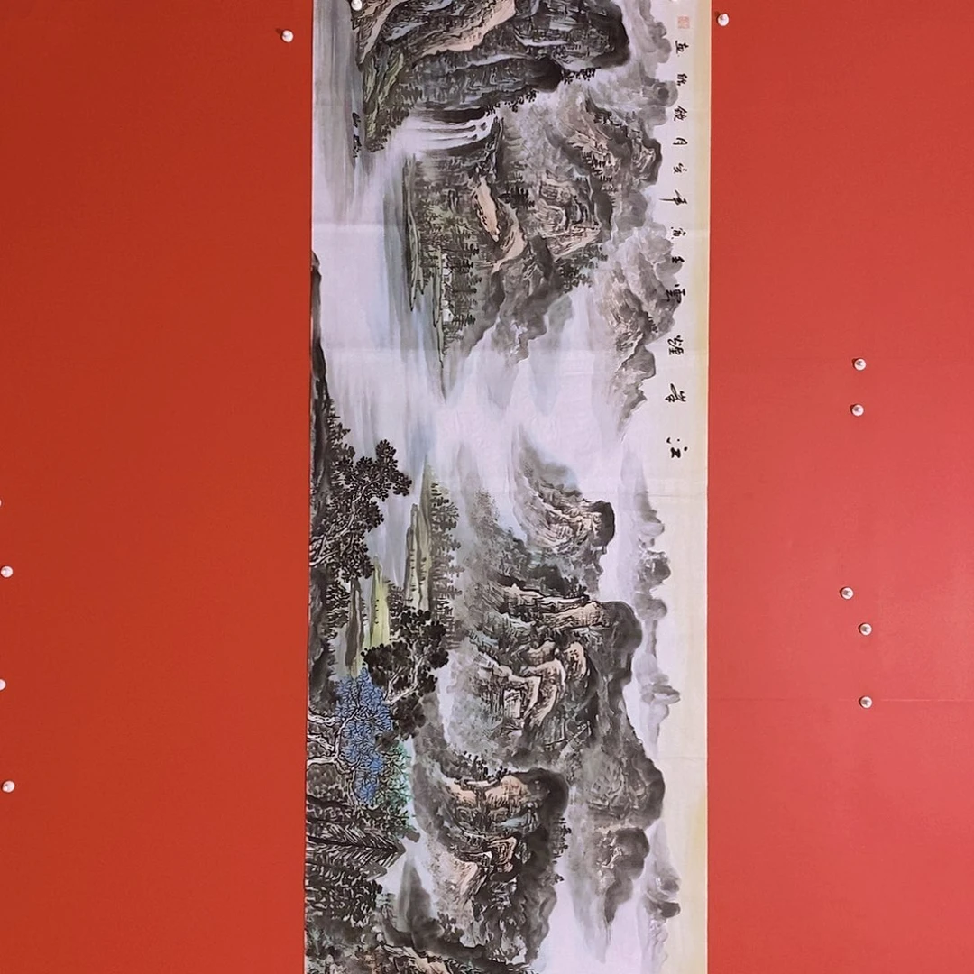 国画山水花鸟字画书画