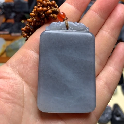 和田玉吊坠(赠链)未镶嵌