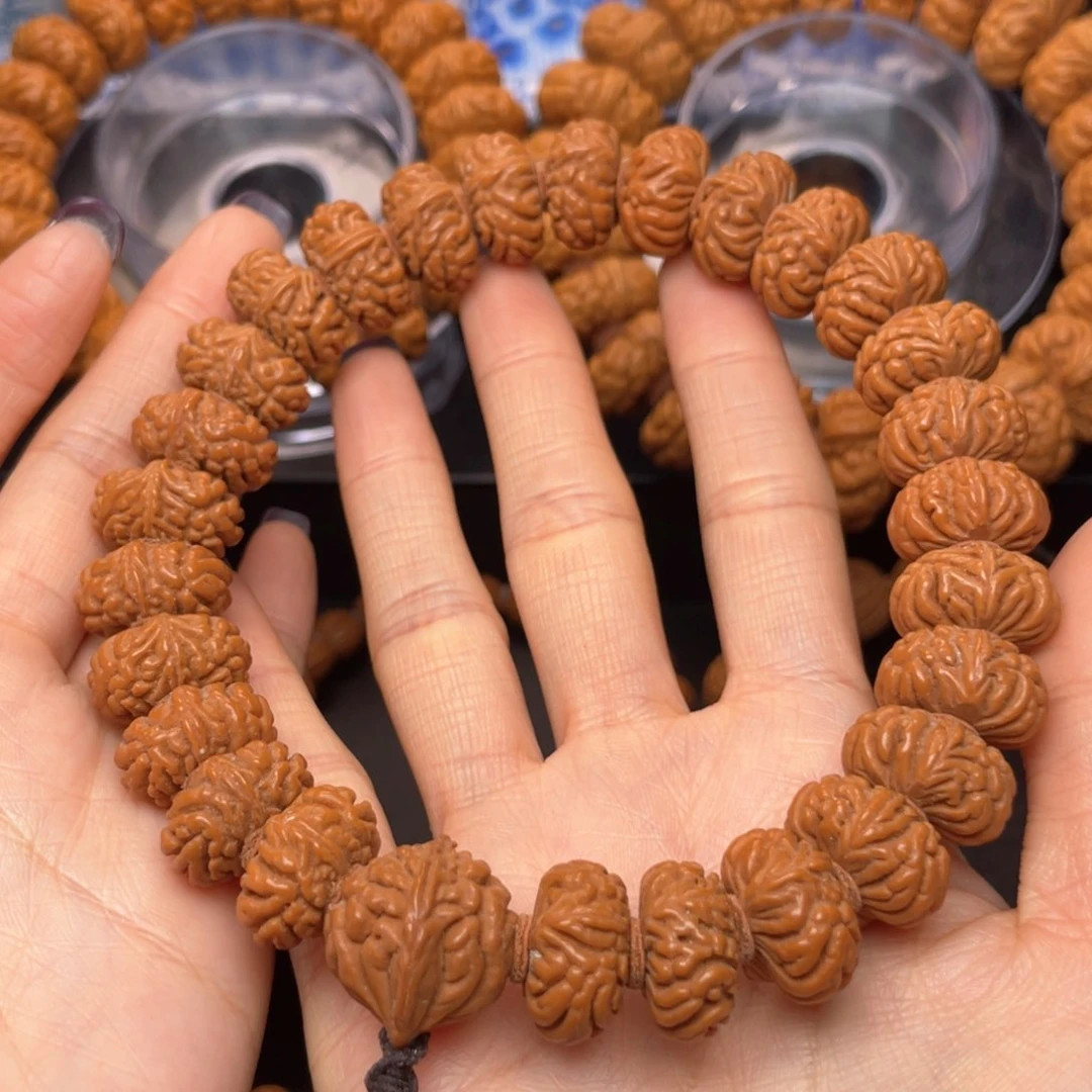 桃核手串龙纹桃核