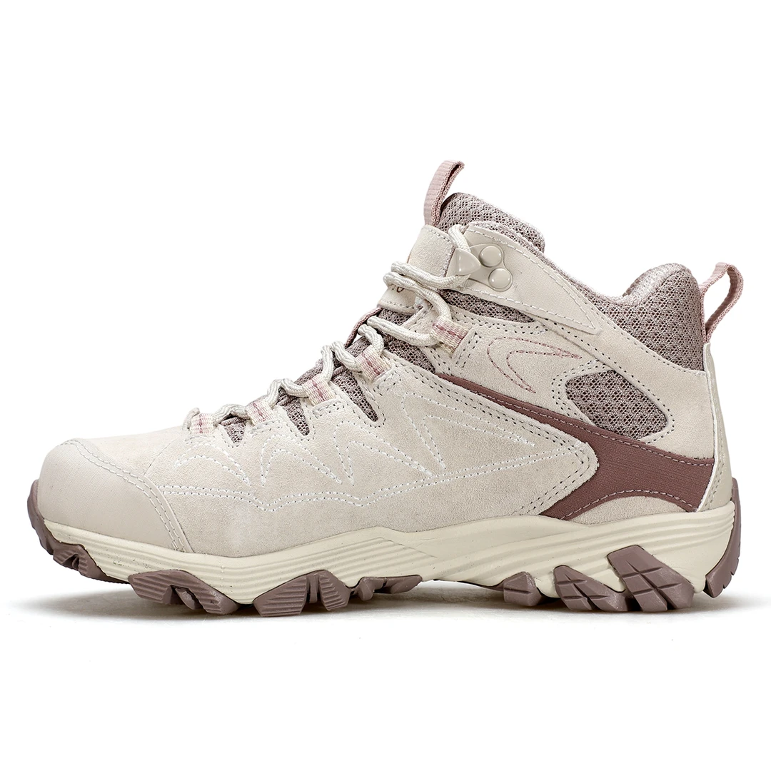 悍途户外登山鞋防滑徒步攀岩中高帮真皮休闲男女运动越野鞋3520