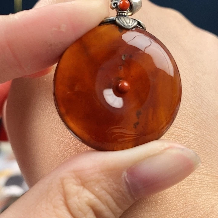 琥珀银S925镶嵌珠宝奇石