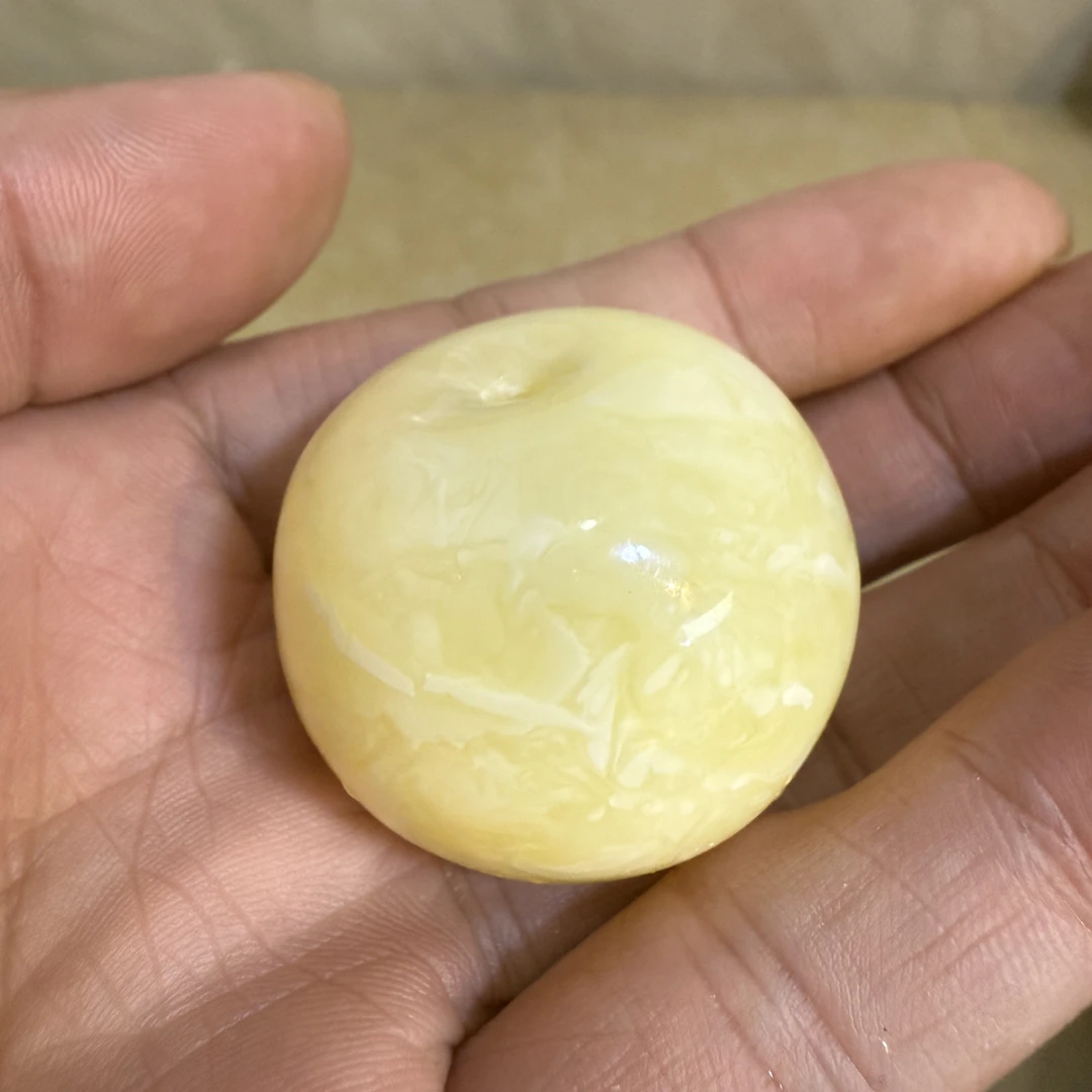 蜜蜡 墩子白花蜡