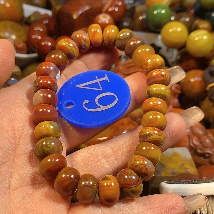 玛瑙/玉髓手链未镶嵌善*