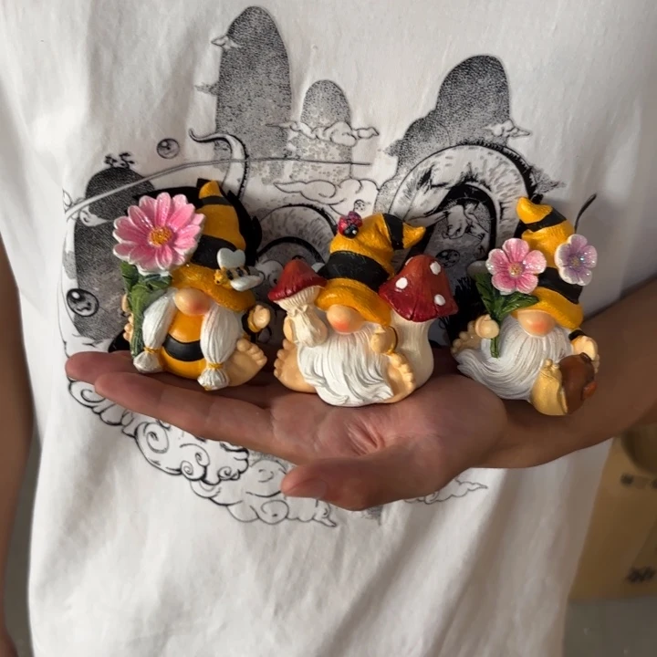 盖碗样品样品样品蜜蜂地精三个