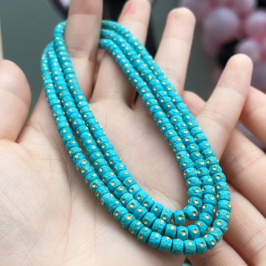 绿松石未镶嵌颈饰