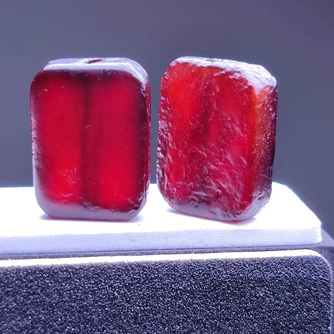 天然玛瑙风化老气手牌背云通孔配饰