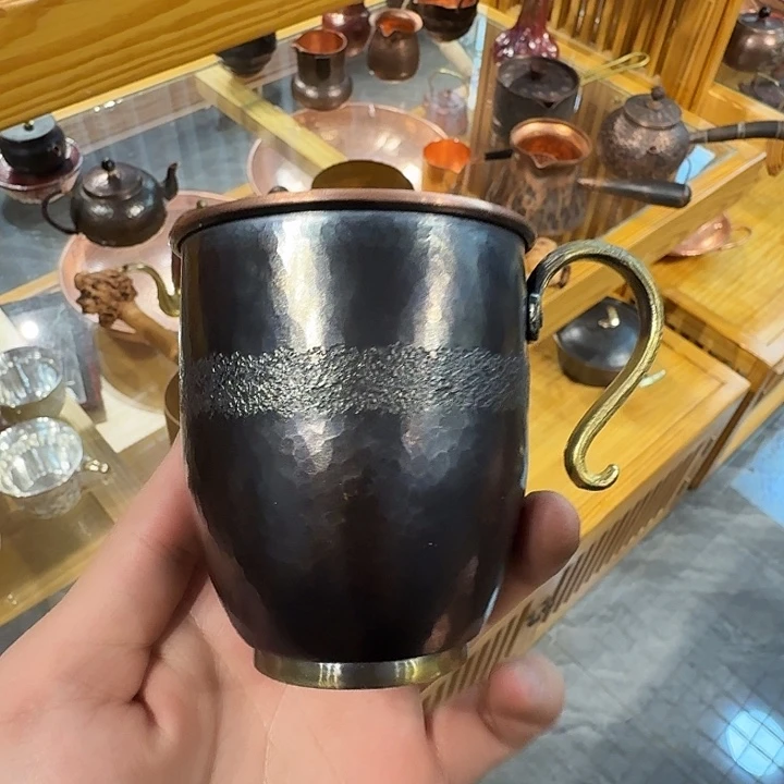 紫铜手工杯子一个