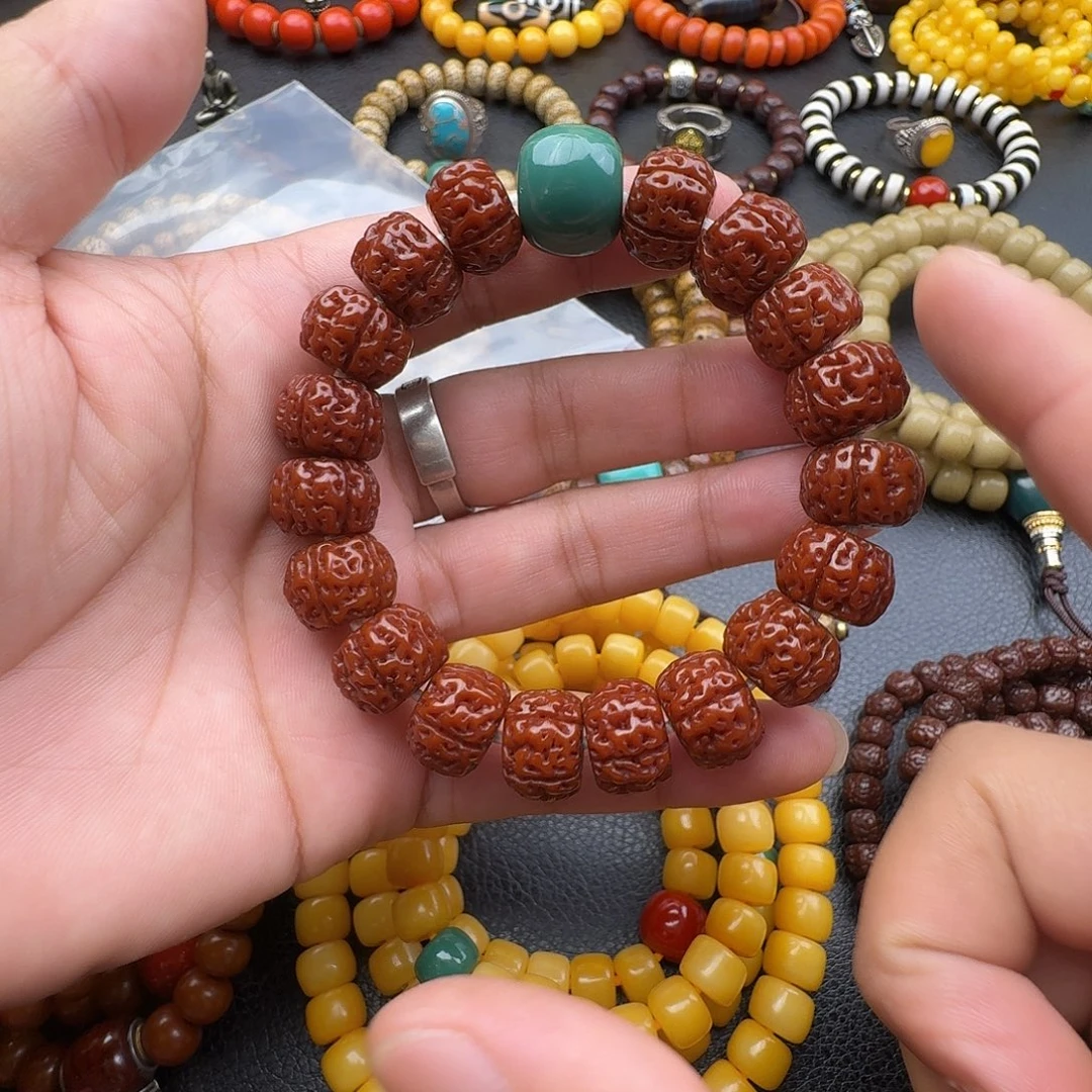 拾***浅香榧木金刚菩提手串