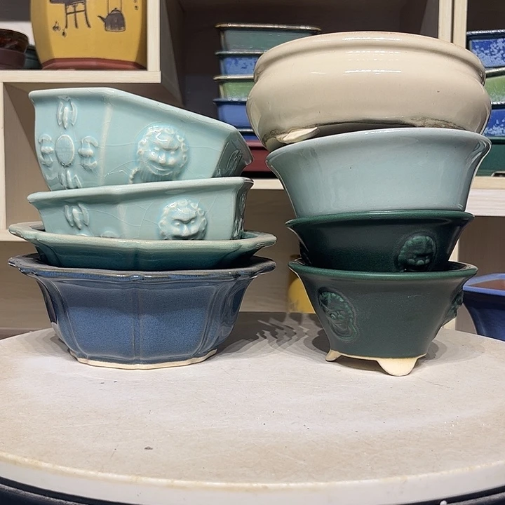 花盆紫砂瑕疵13-18.5-8