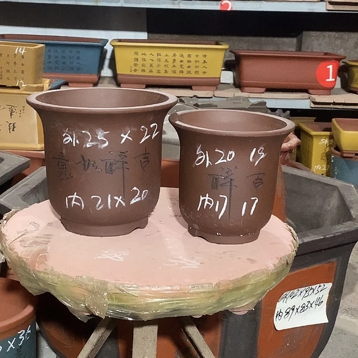 紫砂花盆花盆包邮