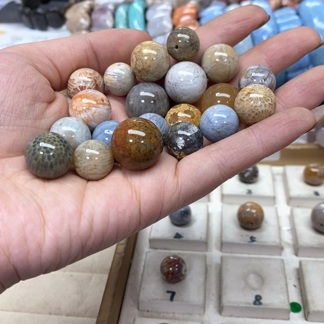 硅化珊瑚（珊瑚玉）手链未镶嵌我***肉660