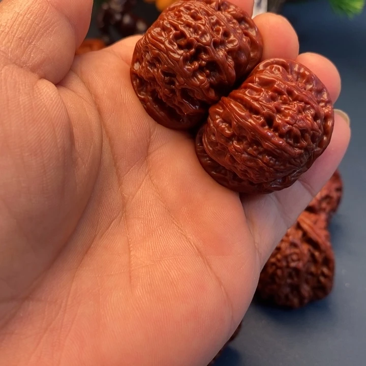 把件文玩核桃白狮子4