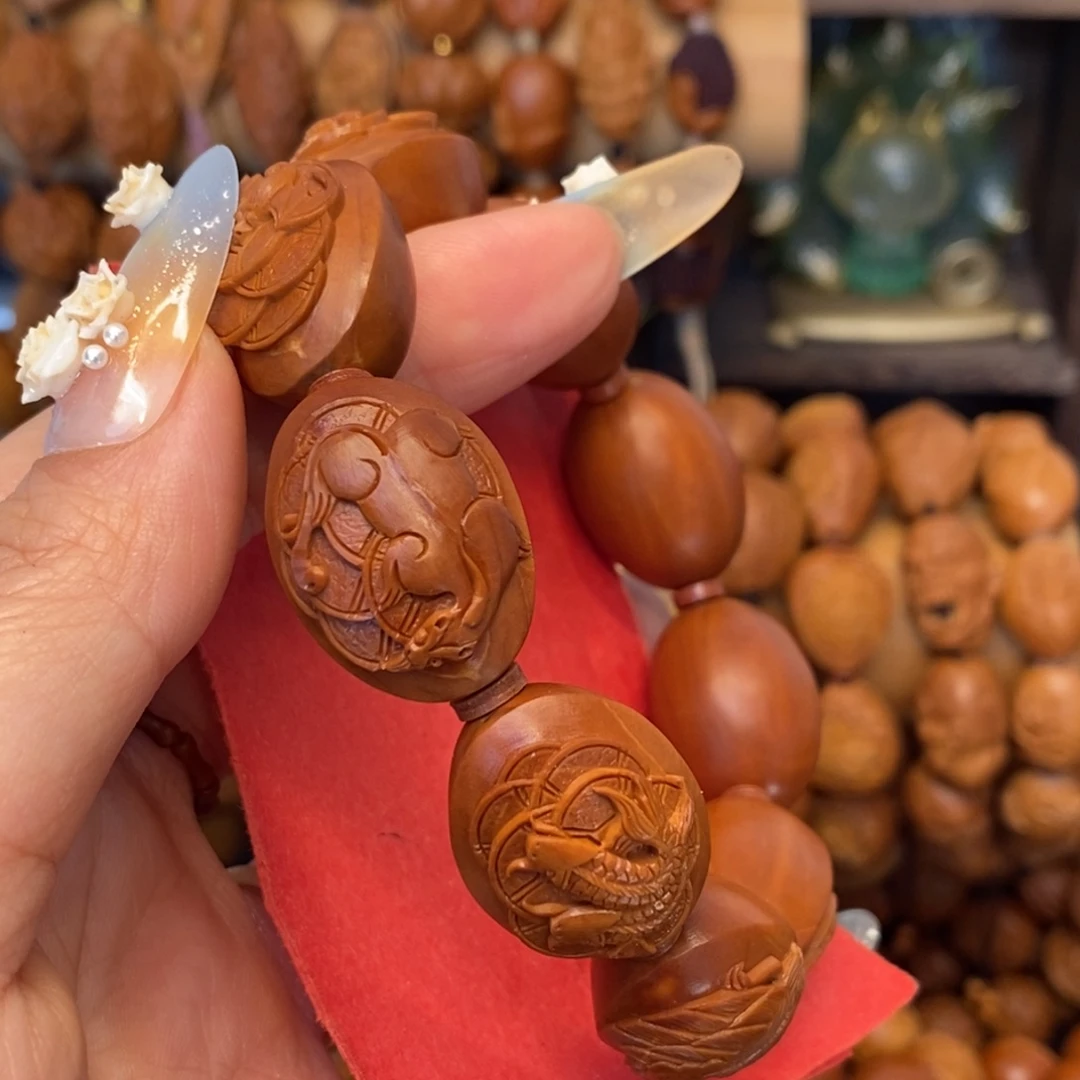 橄榄核手串/手链纯手八方来财铁核1.9