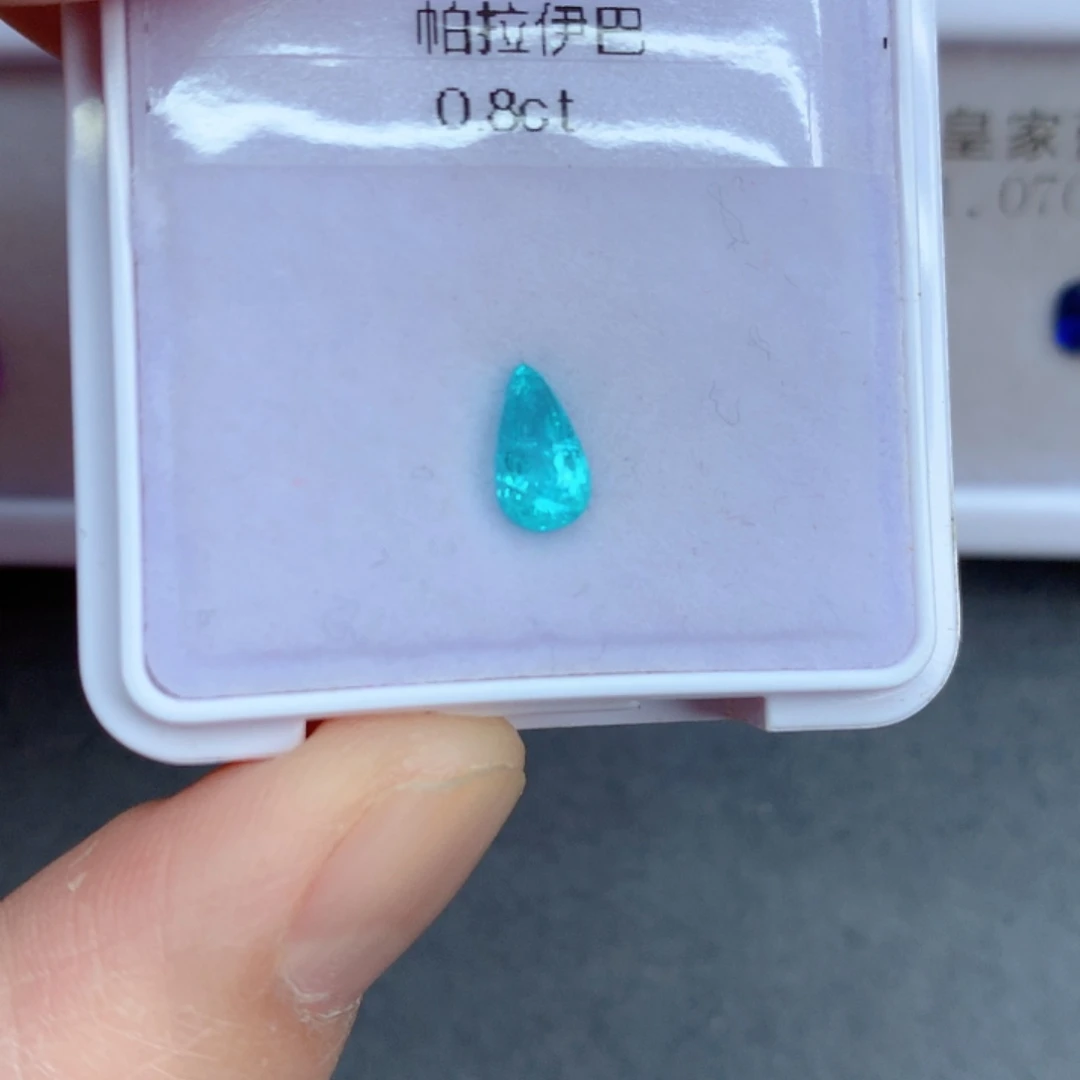 未镶嵌0.8克拉裸石帕拉依巴碧玺B*