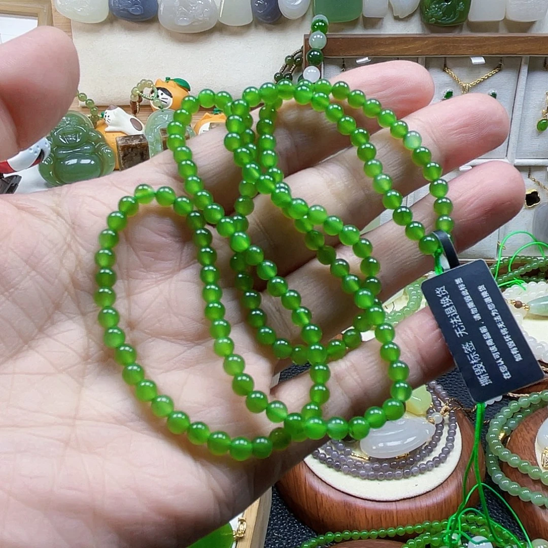尚***装和田玉未镶嵌项链