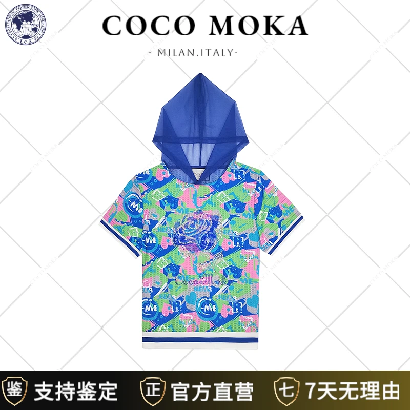 2025夏季新款短袖连帽运动休闲T恤女士时尚宽松潮流【SY2536】