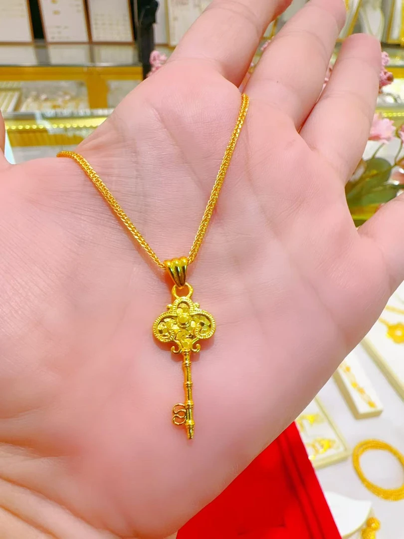 合金项链   0.1g 项链【9】 سېھران مىس قاپىلىما ئالتۇنلىرى