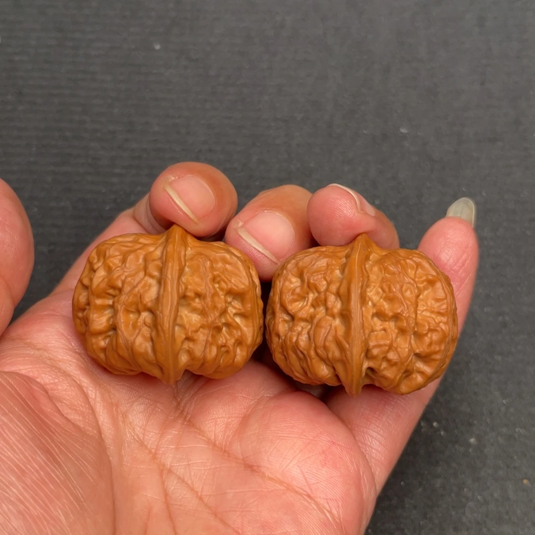 桃核把件36×34全品门头沟元宝XM3366