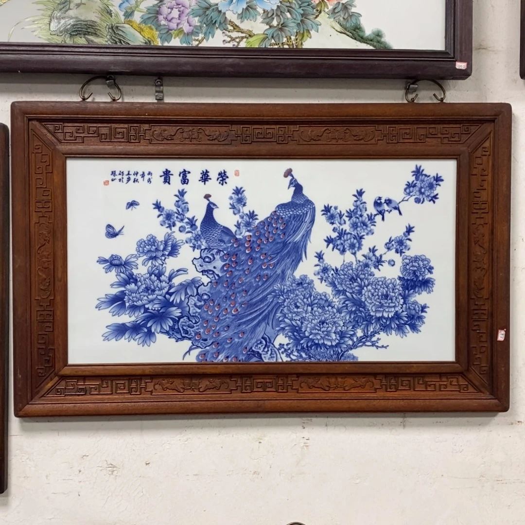 瓷100*60 景德镇瓷板画柴窑烧制