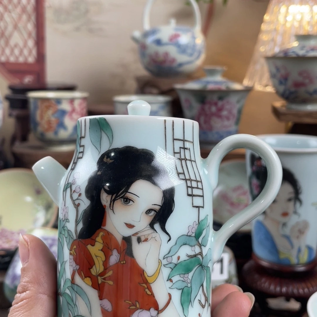 景德镇手绘茶具原创