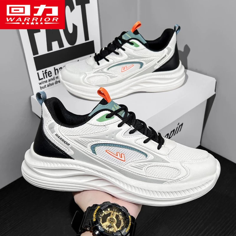 回力男鞋运动鞋2025春季新款透气轻便软底网面鞋休闲跑步鞋子男款