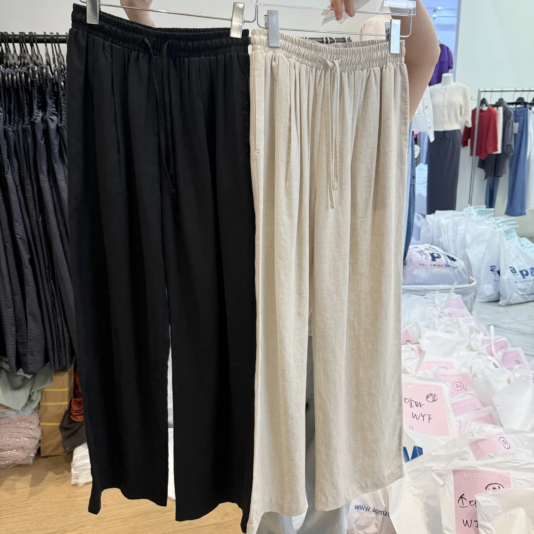 【婷婷家】不退换-东大门RE休闲裤时尚百搭夏季宽松