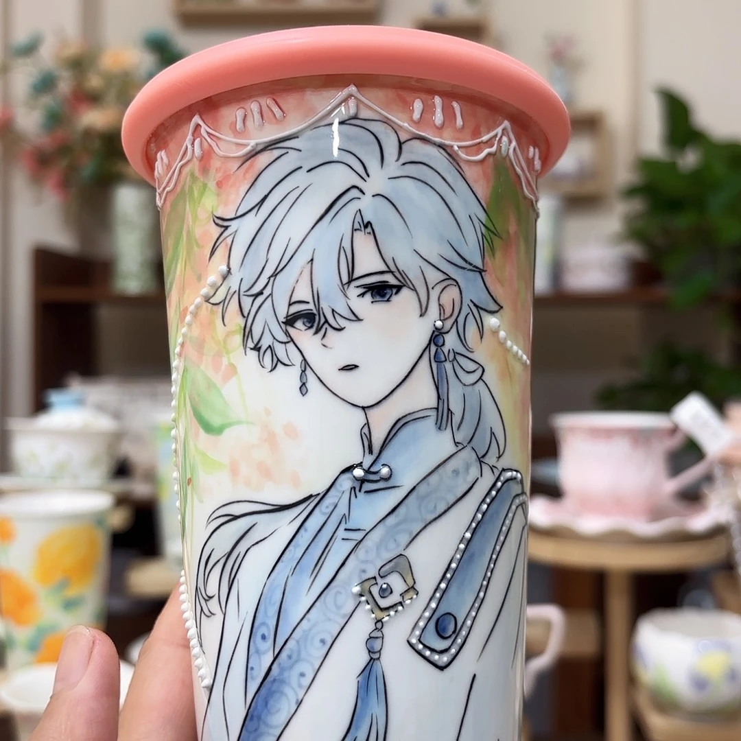 手绘创意高温釉下彩陶瓷