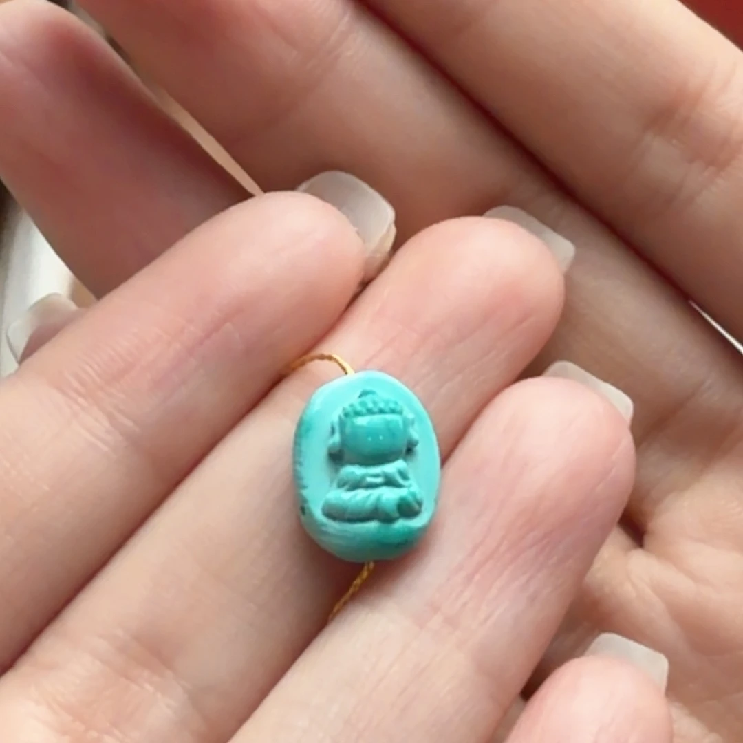 绿松石未镶嵌颈饰