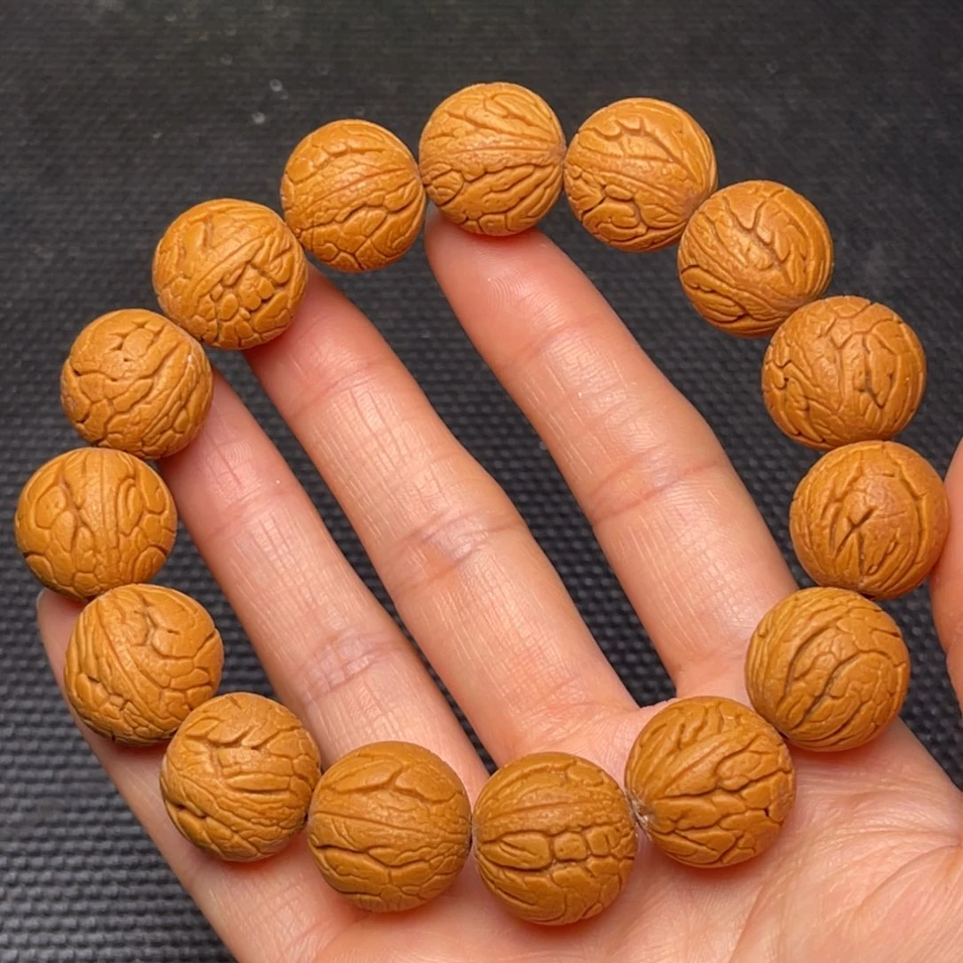 桃核手串龙纹桃核