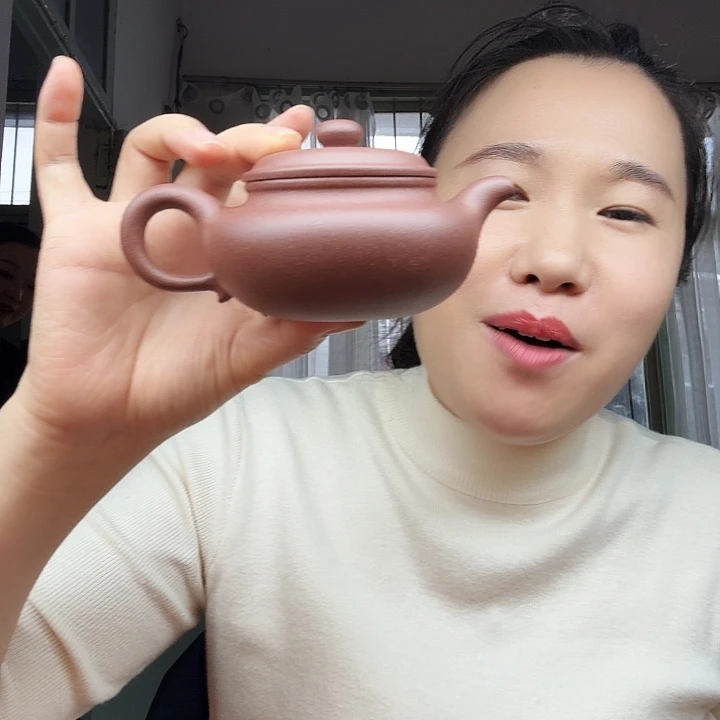 封***山紫砂茶壶原矿半手工紫泥仿古200cc