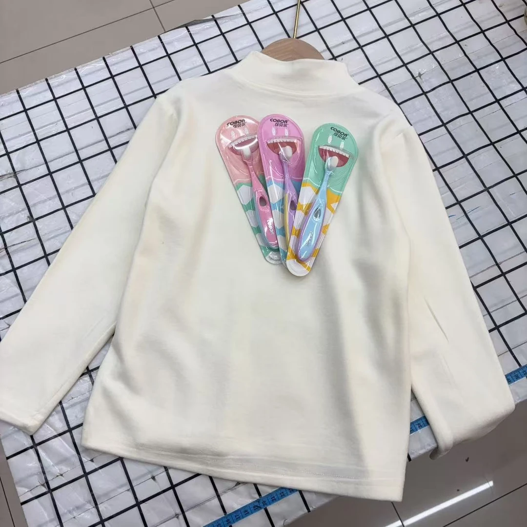 WN  bao bao ya shua 儿童宝宝百搭时尚印花T恤   E666