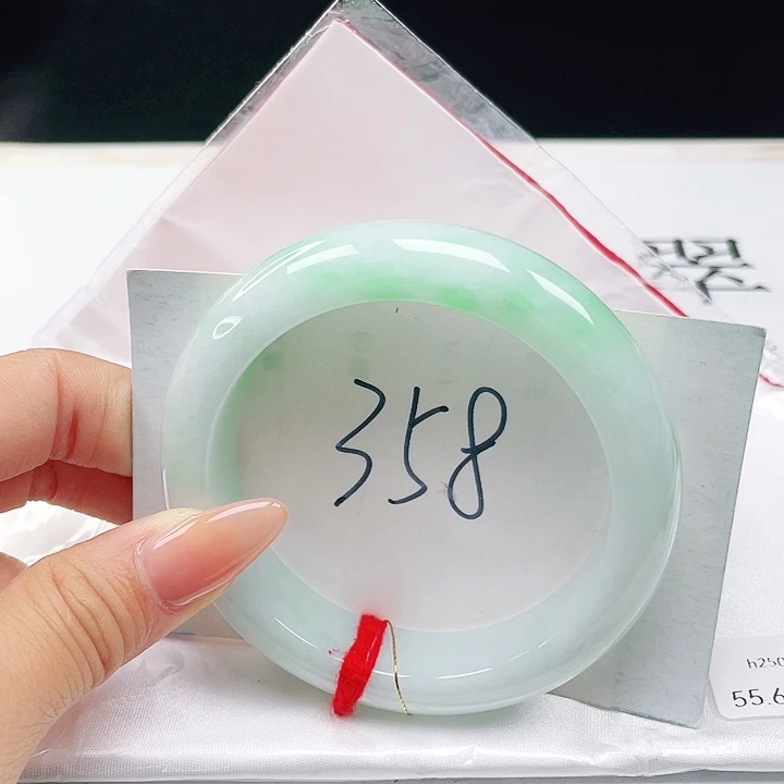 未镶嵌手镯翡翠55+正圈
