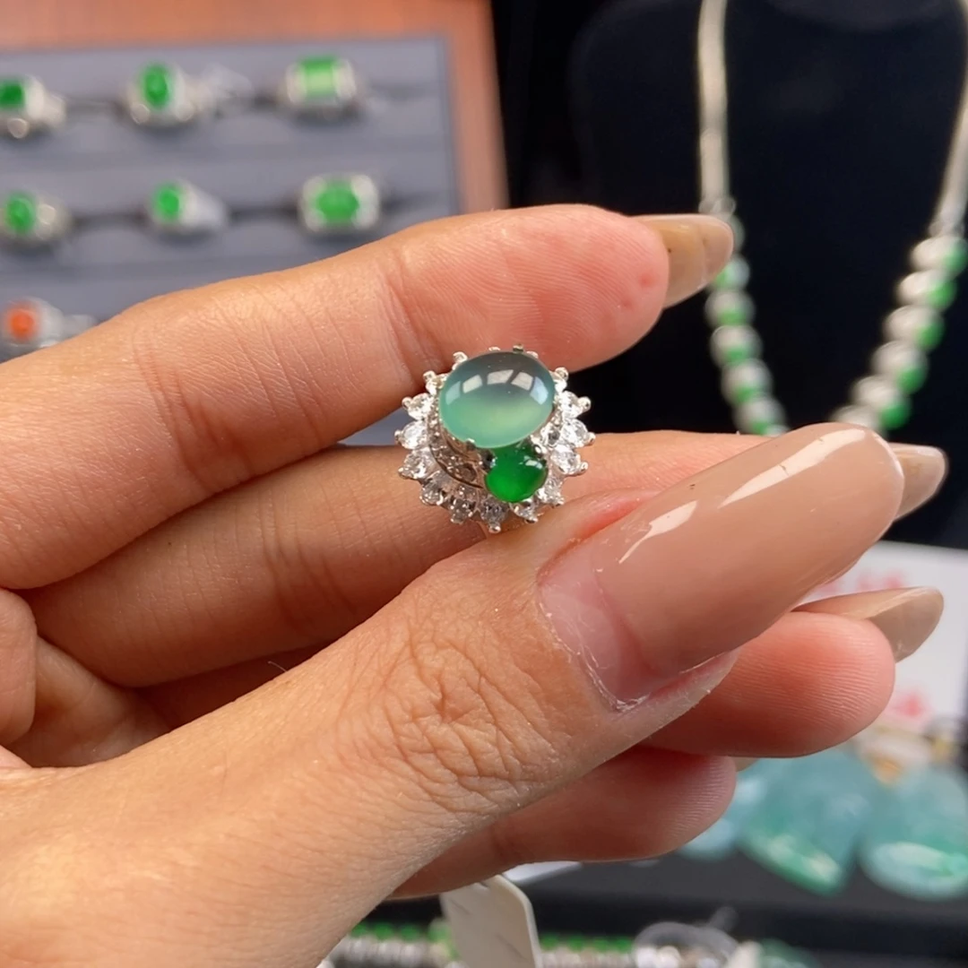 翡翠裸石天然缅甸翡翠