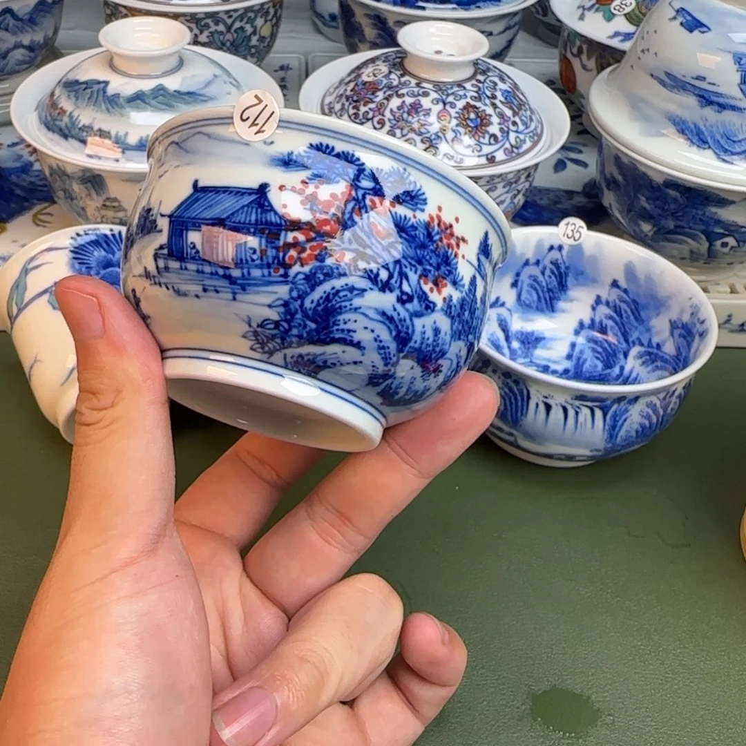 彦祖纯手工手绘茶具112