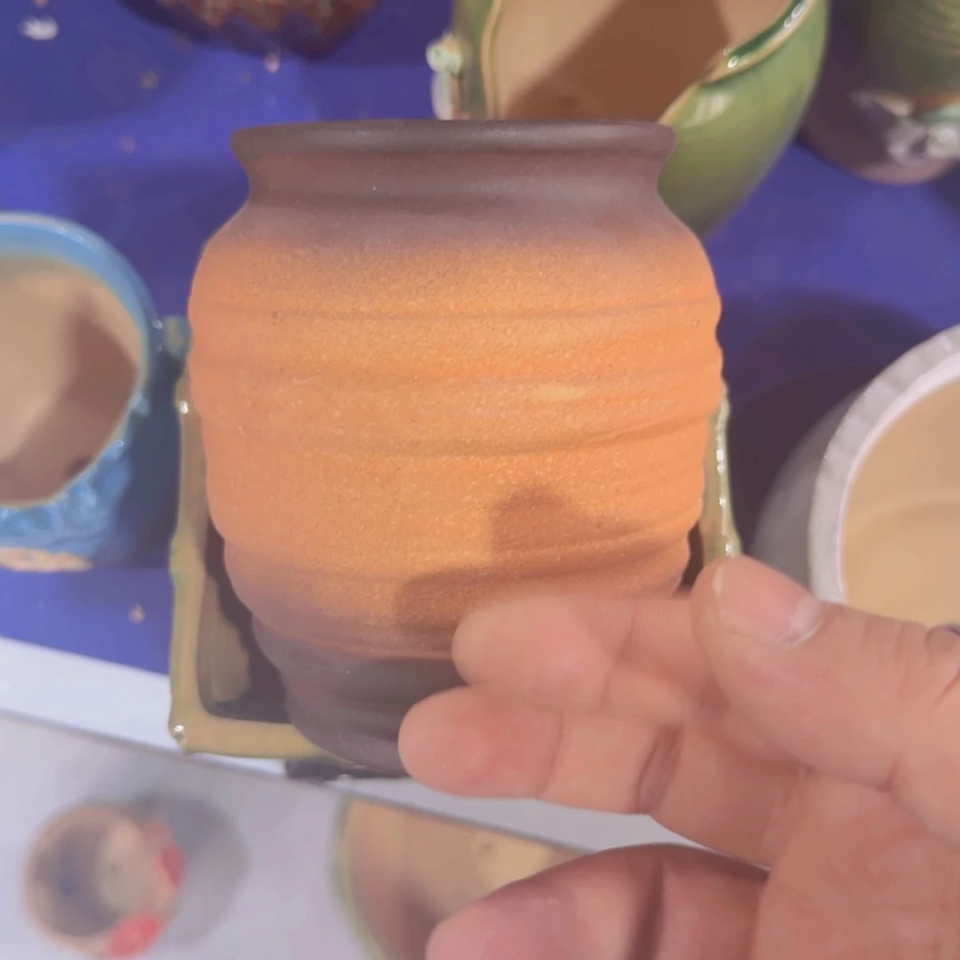 紫砂花盆高温粗陶高温粗陶