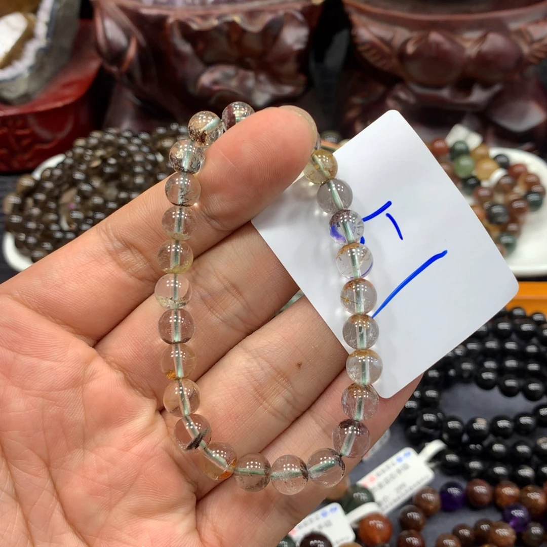 水晶手串未镶嵌天然