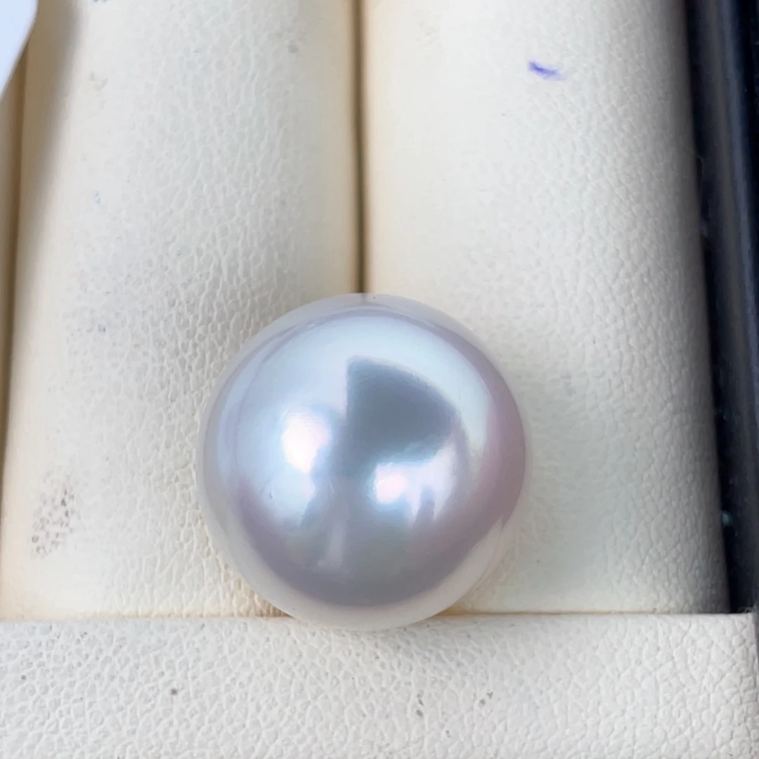 定制海水珍珠裸珠未镶嵌16.5mm澳白