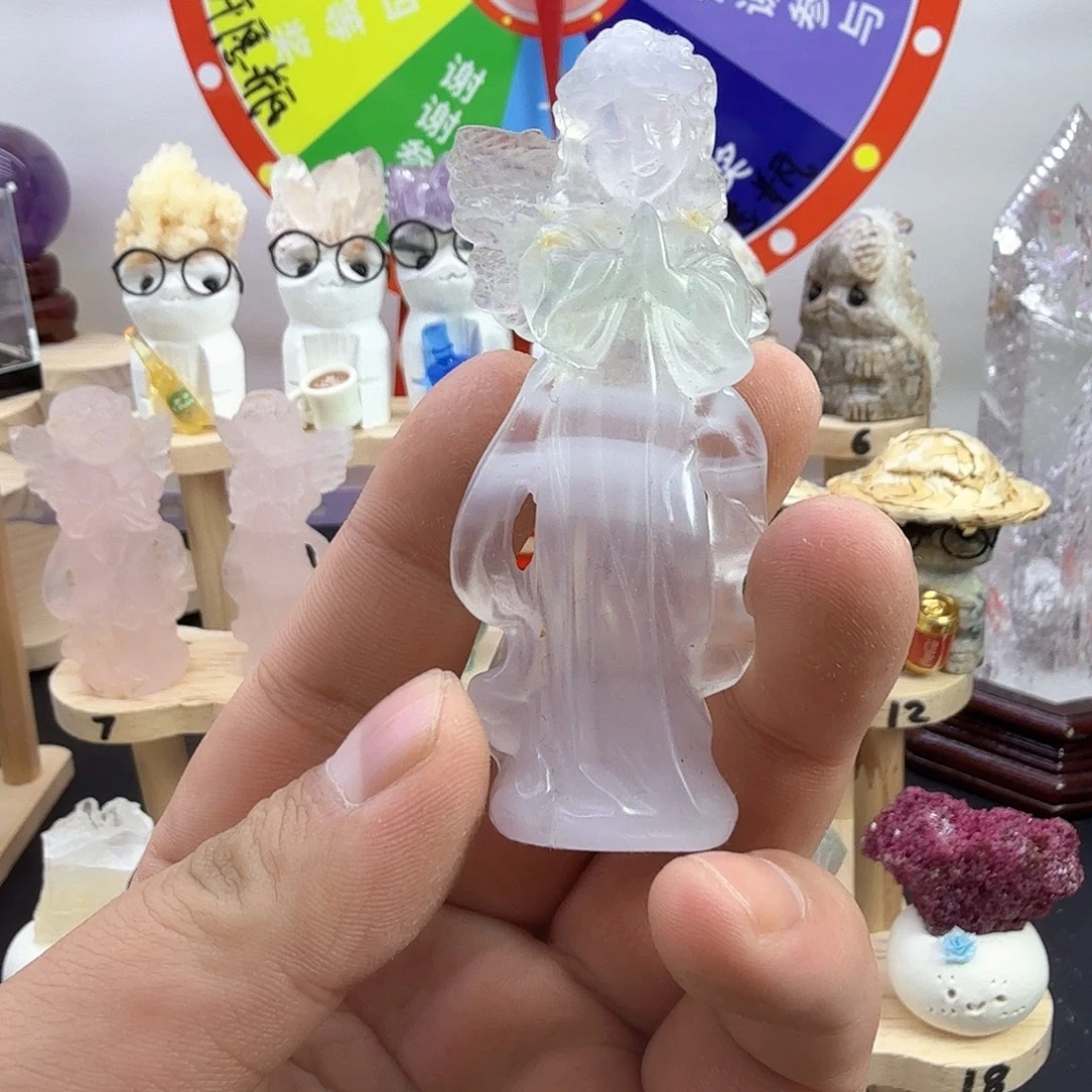 青***鸟未镶嵌珠宝半成品水晶